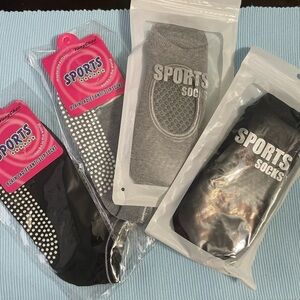 Sports Socks - Black and Gray